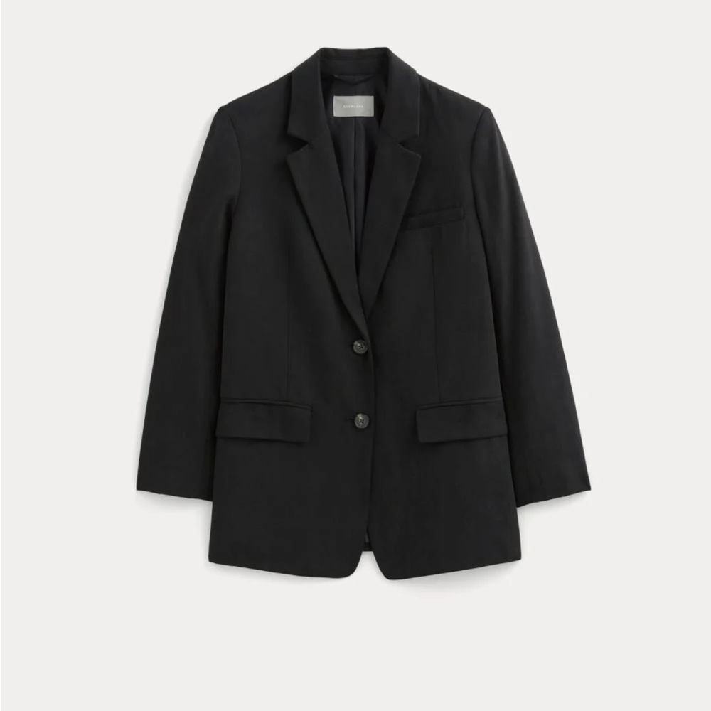 Everlane Black Oversized Blazer - Size 0